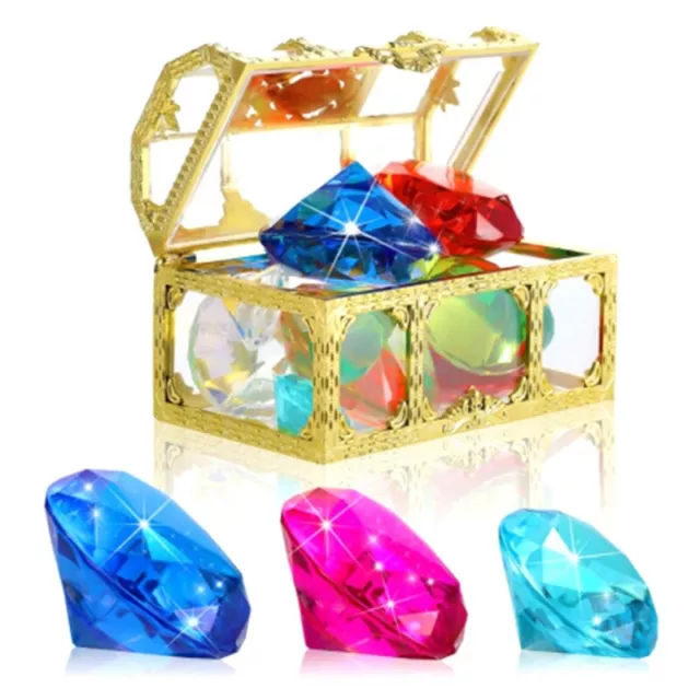 12pcs Diving Gemstone Pool Toy with Colorful Diamond Set, Diving8086