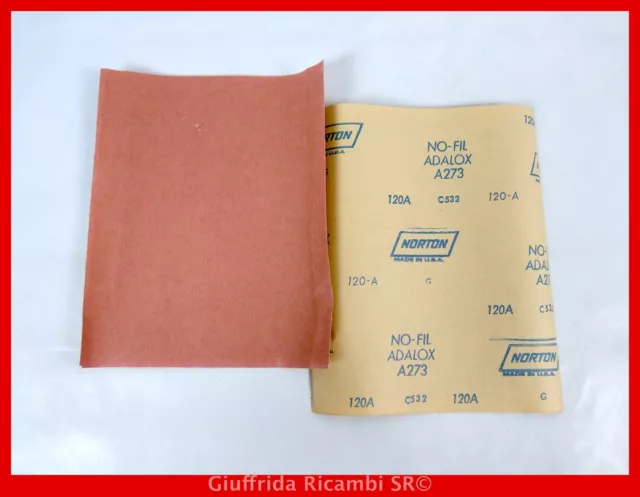 10 Fogli Carta Vetrata Abrasiva Carrozzeria A120 28x23