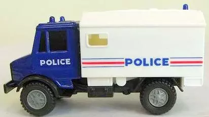 gyrophare 1/43 bleu-orange DDE GARAGE pompier voiture police camion Dinky  gyro