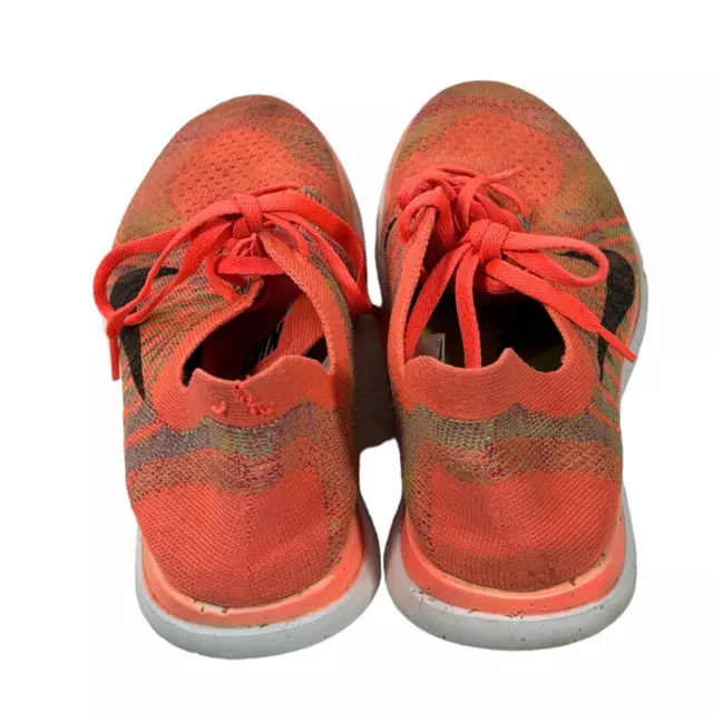 Nike Free Flyknit Women S Running Shoes Hot Lava Fuchsia Size Picclick