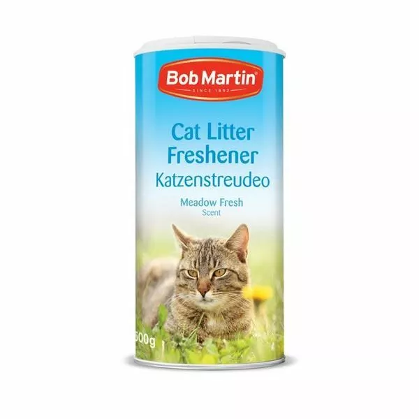 Bob Martin Meadow Frais Parfum Chat Litière Désodorisant 500g Anti Bactérien