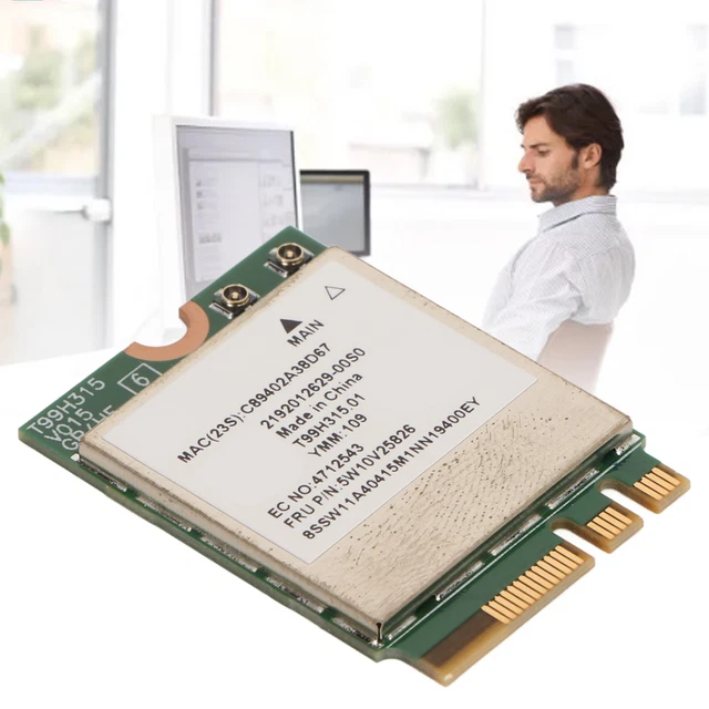 ASHATA Scheda WiFi, Wireless WiFi Scheda per Intel Centrino Advanced-N 6235ANHMW, Scheda di Rete