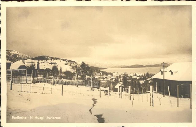 11336899 Bariloche Vista parcial lago Nahuel Huapi en invierno Bariloche