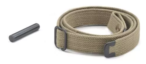 USGI WW2 .30 M1 CARBINE SLING and OILER KHAKI