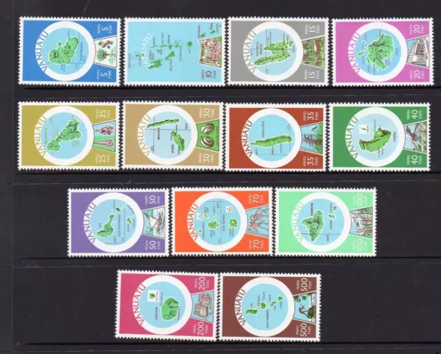 Vanuatu Mnh 1980 Sg287F-299F Definitives Complete Set Of 13