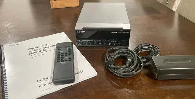 Sony HVR-M15U HDV MiniDV DVCAM Firewire **VERY CLEAN, LOW HRS (40-HRS)***