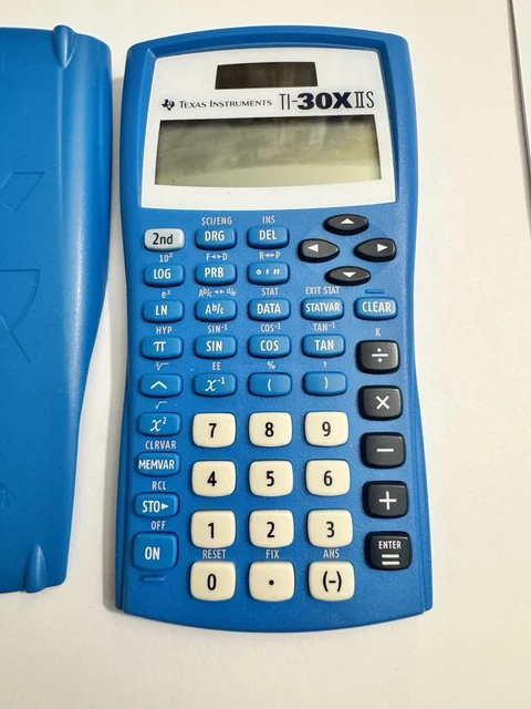 TEXAS INSTRUMENTS TI-30X IIS Scientific Calculator & Cover $12.51 ...
