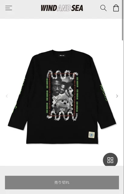 Lサイズ PARAPPA x DE LA SOUL x WDS L/S TEE PARAPPA x DE LA SOUL x WDS LOGO L/S TEE – WIND AND SEA