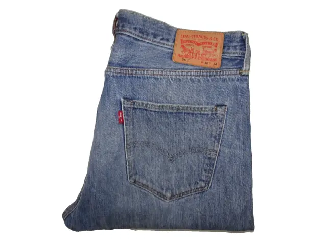 VINTAGE LEVI LEVI'S 504 Denim Jeans Straight Fit Mid Rise W28 W29