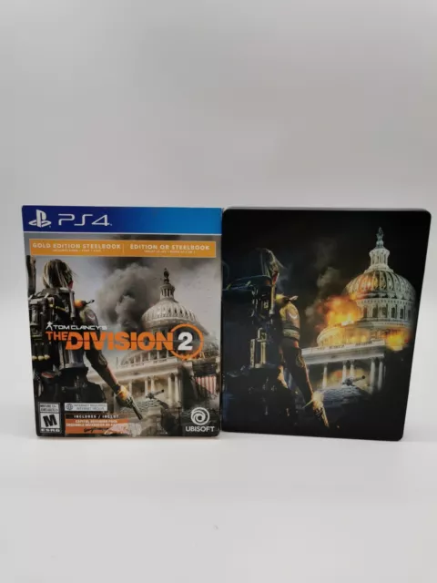 Tom Clancy's The Division 2 Gold Edition SteelBook (Sony Playstation 4, Ps4)