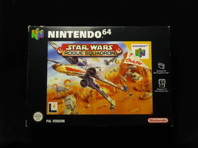 Nintendo 64 N64 PAL Game boxed complete: Star Wars Rogue Squadron
