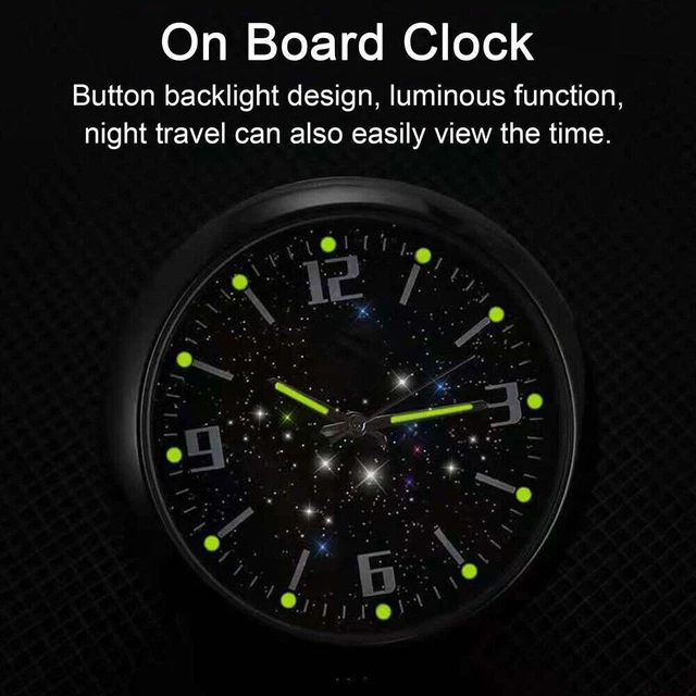 Luminous Stick-On Digital Clock Car Dashboard Air Outlet Parts Car Accessories Luminous Stick-On Digital Clock Car Dashboard Air Outlet Parts Car Accessories