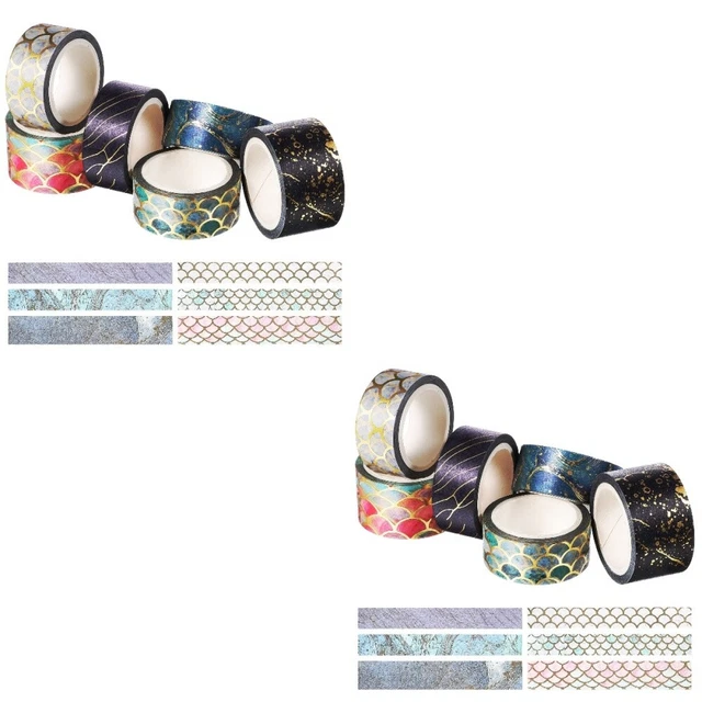 12 Rollen selbstklebend dekoratives Washi Tape Washi Tape Pro DIY-Bastelarbeiten