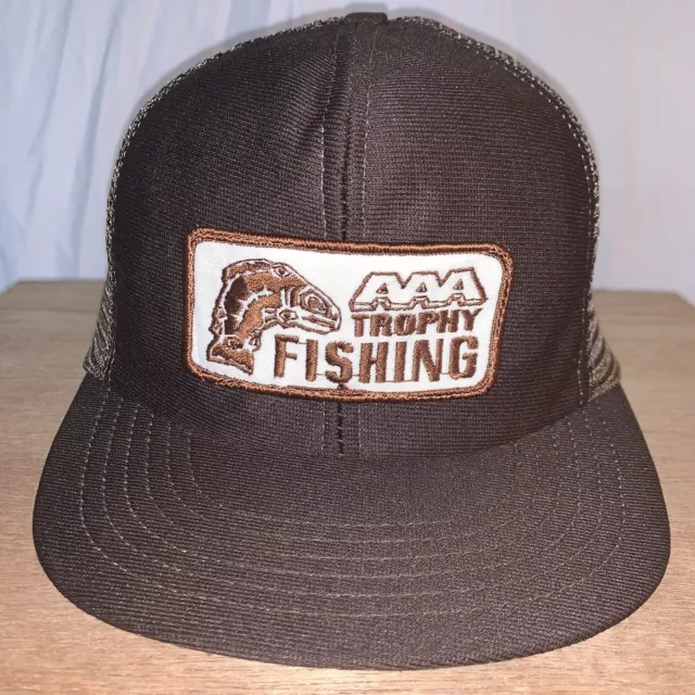 Vintage Triple A “AAA” Trophy Fishing SnapBack Trucker Hat. Made in USA! $90.OBO