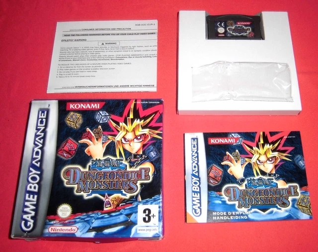 GBA YU-GI-OH ! Dungeon Dice Monsters [FAH EUR] Nintendo Game Boy Boîte