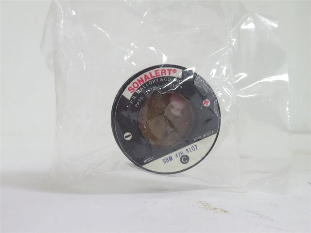 230027 New-No Box; Mallory SBM428 Sonalert Electronic Signal; 4-28VDC; 2900Hz