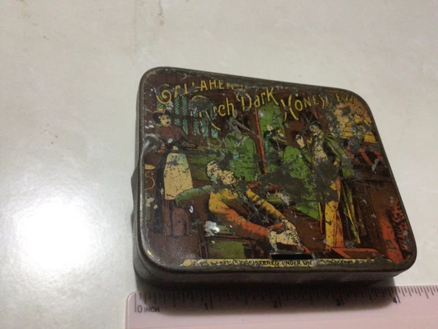 GALLAHER'S RICH DARK Honeydew Tobacco tin ( Rare small size ) $32.00