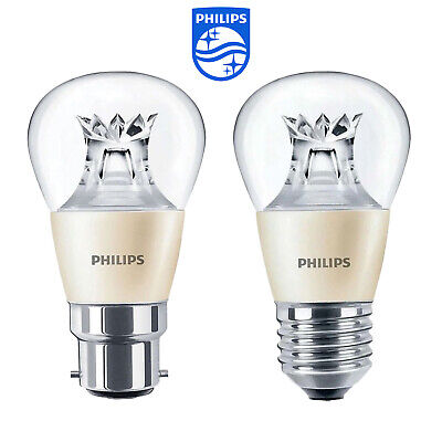 Philips Master LED Lustre / Golf Balle Ampoules 6W=40W Blanc Chaud Dimtone B22