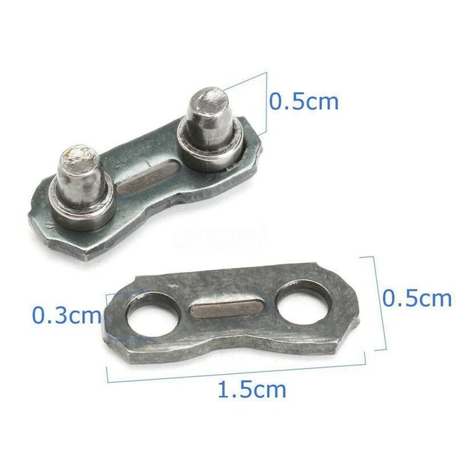 10X Stehlen Kettenverbinder Links Kette JOINING 325 058 1.5x0.5cm Kettensäge