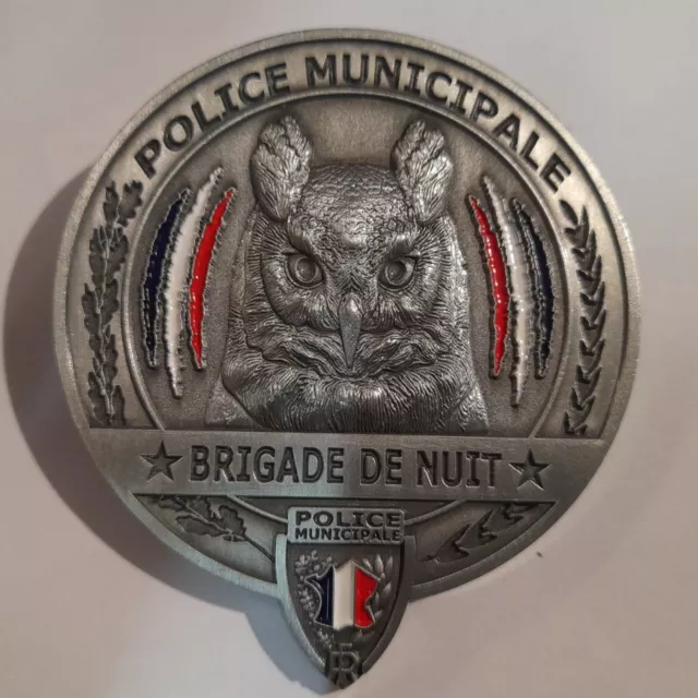 Insigne Métallique de Formateur de Police Municipale