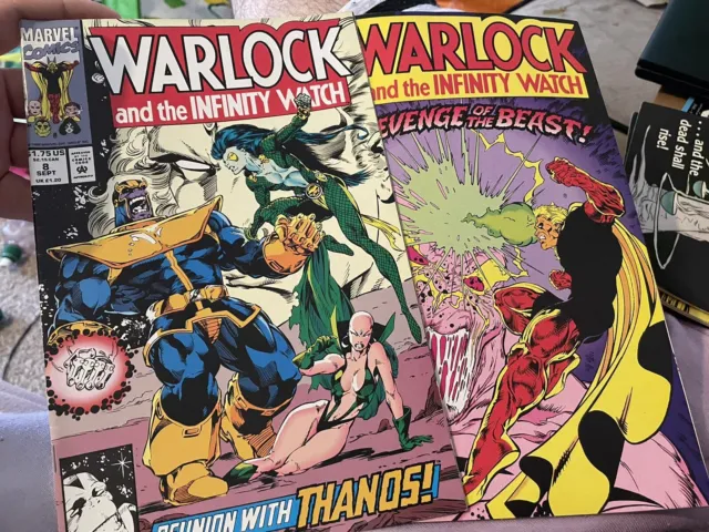 WARLOCK and the Infinity Watch #6 #8 Marvel Comics 1992 Lot Of 2