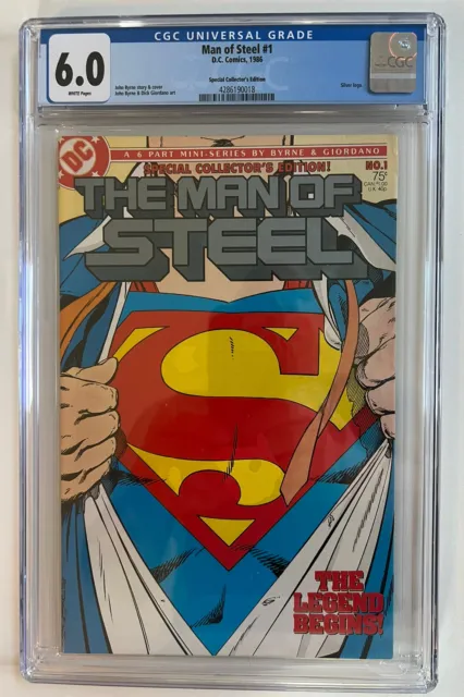 Man of Steel #1 CGC 6.0 John Byrne DC 1986 Superman SPECIAL Collector's Edition