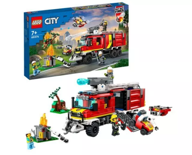 LEGO City 60374 Einsatzleitwagen der Feuerwehr Bausatz Mehrfarbig