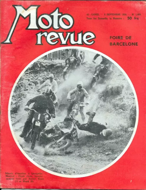 MOTO REVUE . N° 1405 . 6 septembre 1958 . Foire de Barcelone .