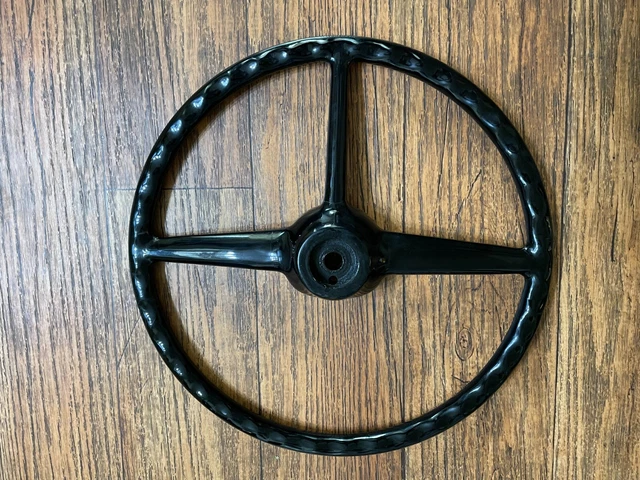 1949 50 51  1952 Chey Truck Steering Wheel With Chrome Horn Cap Check It Out 👀 3