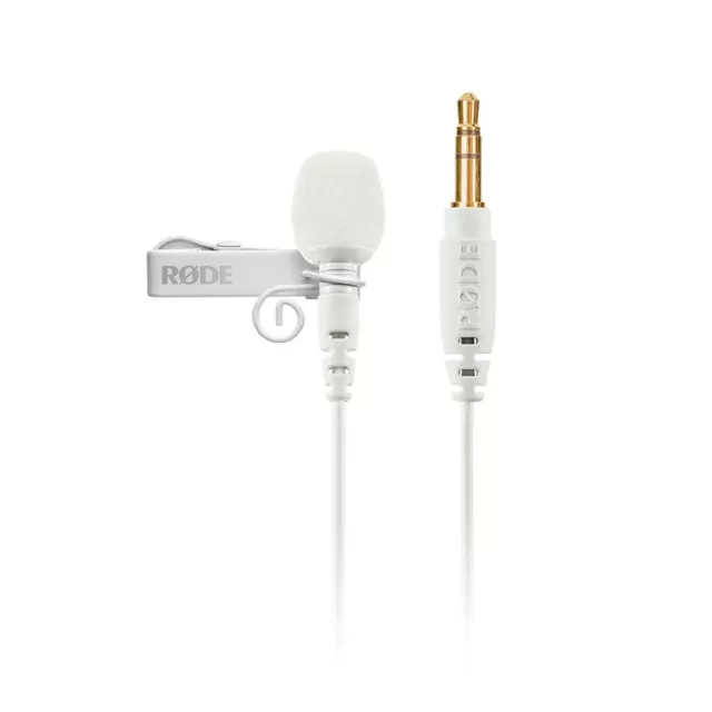 Rode Lavalier GO Professional-Grade Wearable Microphone LAVGOW - White