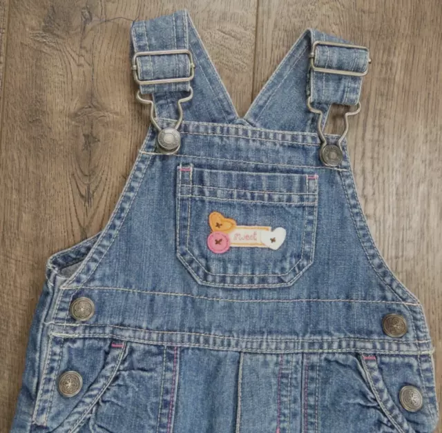 Baby Boy Clothes Vintage Carter's 3 Month Patchwork Jean Overalls 3