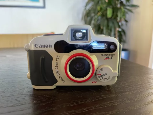 Canon PRIMA AS-1 (Sure Shot A1) SAF Waterproof 35mm Film Camera FOR PARTS ONLY