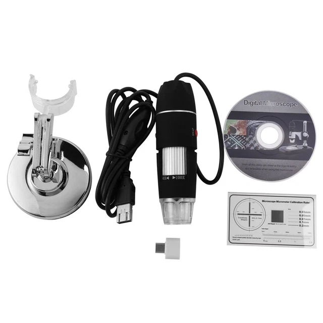 Fotocamera Digitale Per Microscopio 5MP CMOS USB - Alta Risoluzione 2592x1944 - Compatibile Con Windows 10/7/8