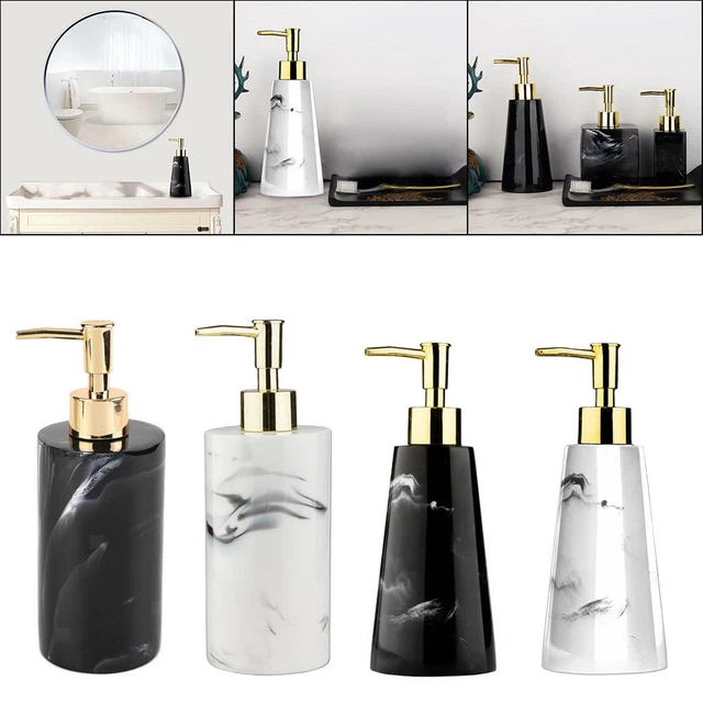 Marmor Textur Handseifenspender 280/350ml Badezimmer Pumpflasche Nachfüllbar
