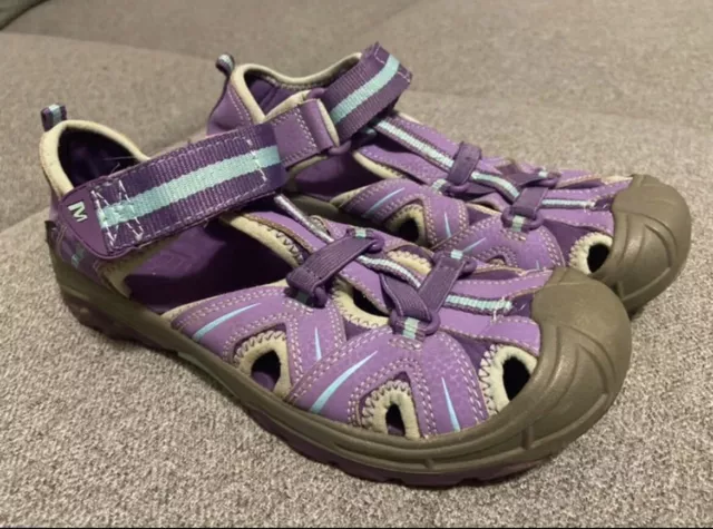 Merrell Womens Size 5 Hydro Purple/Grey/Blue Hiker Water Sandal 61556