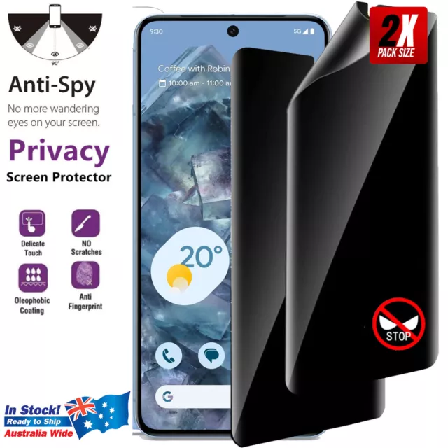 3X Privacy Anti Spy Screen Protector For Goole Pixel 8 Pro 5G/ Google Pixel 8 5G