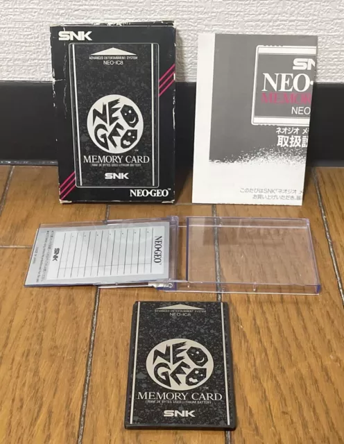 Neo Geo Aes * Memory Card  * Japan Near Mint G