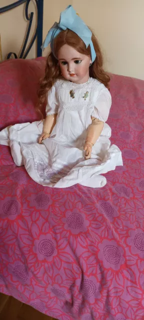 Poupee Ancienne Tete Porcelaine Marque Jumeau