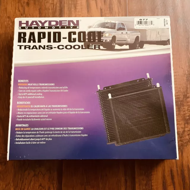 Hayden 677 Rapid-Cool TransSaver Plus Automatic Transmission Oil Cooler OC-1677