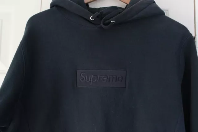 Supreme tonal box shop logo hoodie