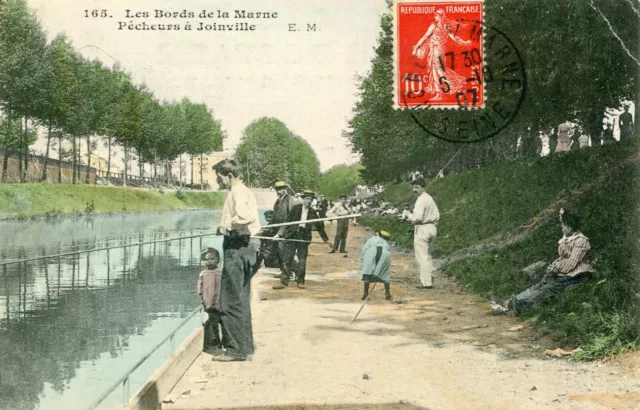 Map Les Bords de la Marne Fishermen to JOINVILLE LE PONT