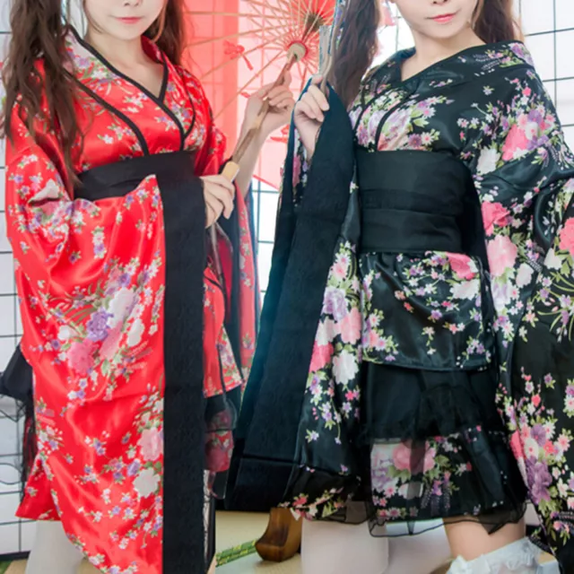 Kimono japanisch japanisch Japanischen Kimono Kleid Kimono Frauen Anime 3