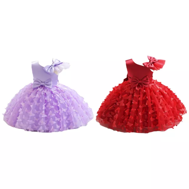 Toddler Baby Girls Christening Party Dress Evening Formal Princess Dresses Gown