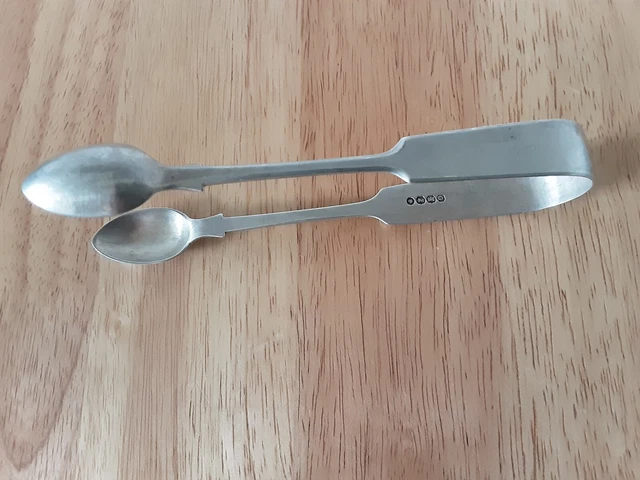 Silver Sugar Tongs Exeter 1863