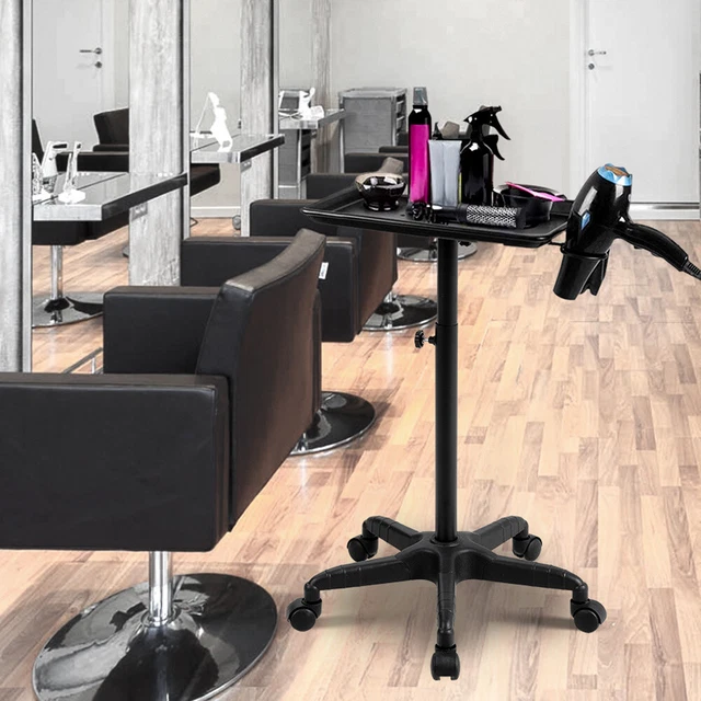 Salon SPA Rolling Tray Tattoo Beauty Equipment Hair Stylist Storage Trolley Cart