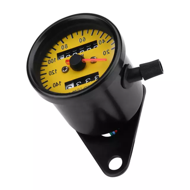 Motorcycle Speedometer 60mm Universal Motorcycle Odometer Speedometer Gauge With