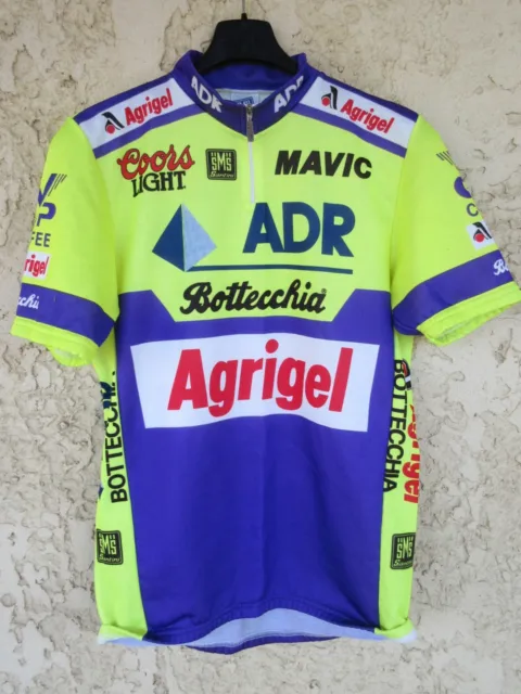 Maillot cycliste ADR AGRIGEL 1989 vintage Greg LEMOND shirt jersey trikot L