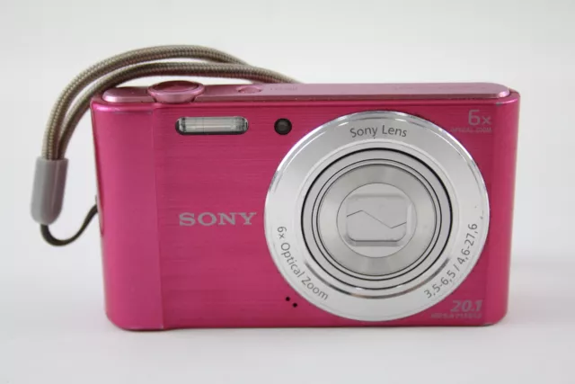 Sony Cybershot DSC-W810 Digital Compact Camera Working w/ Sony 6x Zoom Lens