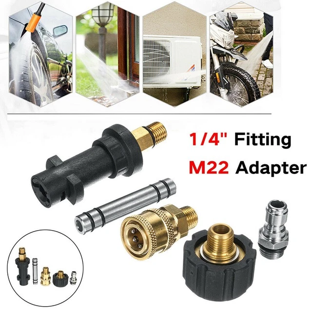 Adaptateur Baïonnette M22 AG Vers Sortie Nettoyeur Haute Pression Compatible Systeme K K2 K7 99401208