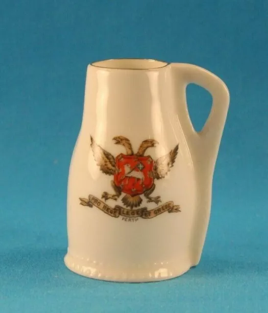 English Porcelain Crested Souvenir - "Perth" Crest - Goss China